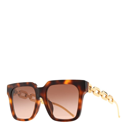 Louis Vuitton Metal LV Edge Sunglasses Z1756E Light Tortoise 1 of 11