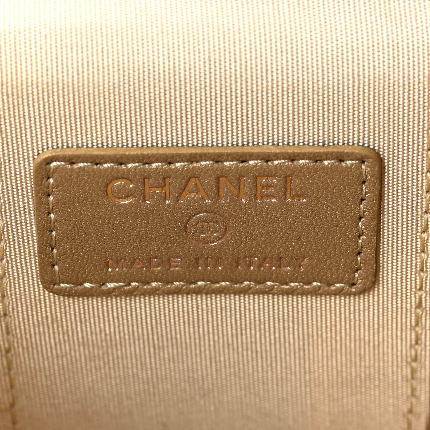 Chanel Lambskin Quilted Mini Pearl Crush Vanity Case With Chain Black 6 of 8
