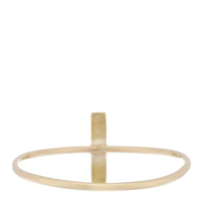 Jennifer Meyer 18K Yellow Gold Bar Ring 54 6.75 3 of 4