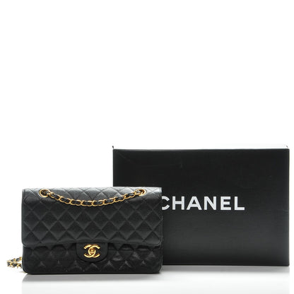 Chanel Caviar Quilted Medium Double Flap Black 8 of 8