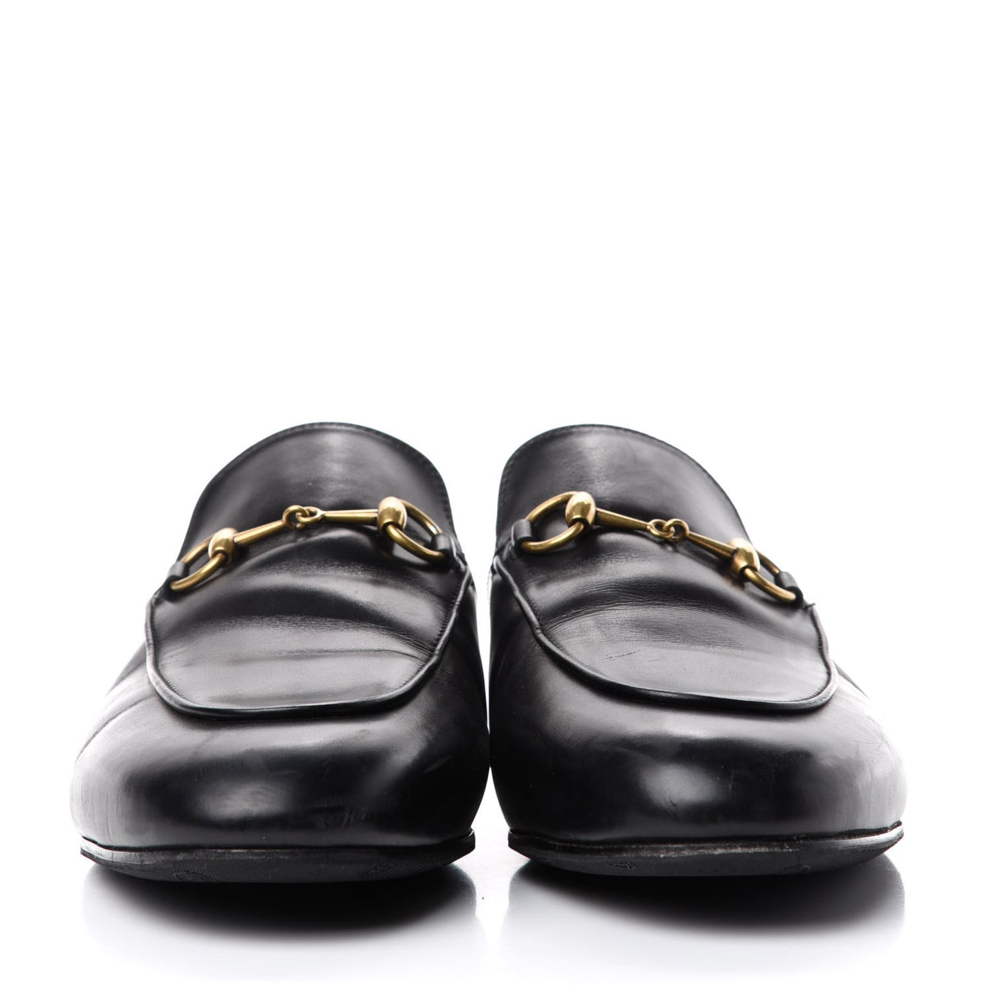 Calfskin Womens Princetown Slippers 39 Black