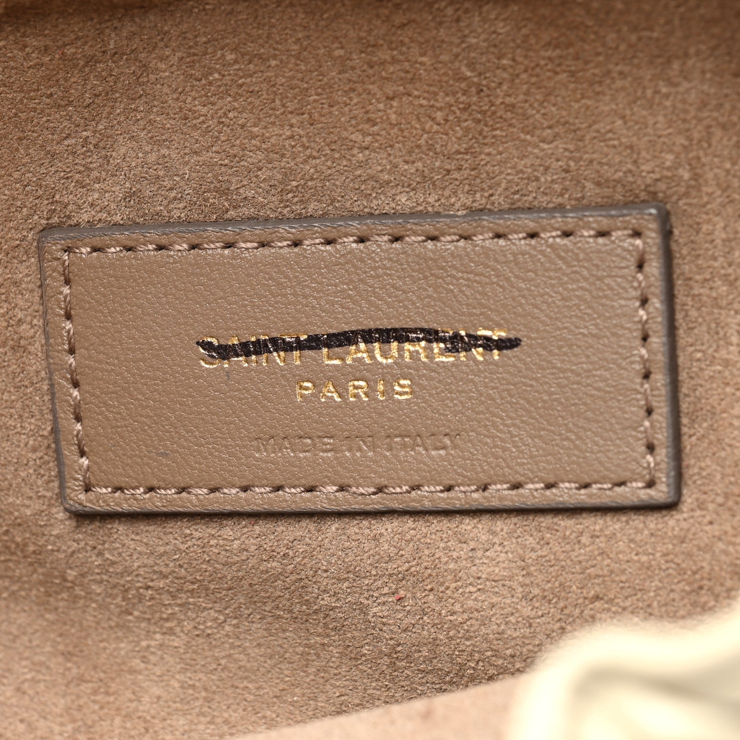 Saint Laurent Calfskin Pac Pac Ruched Hobo Winter White 6 of 10
