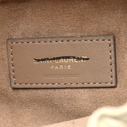 Saint Laurent Calfskin Pac Pac Ruched Hobo Winter White 6 of 10