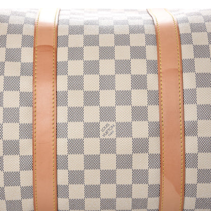 Louis Vuitton Damier Azur Keepall 50 9 of 14