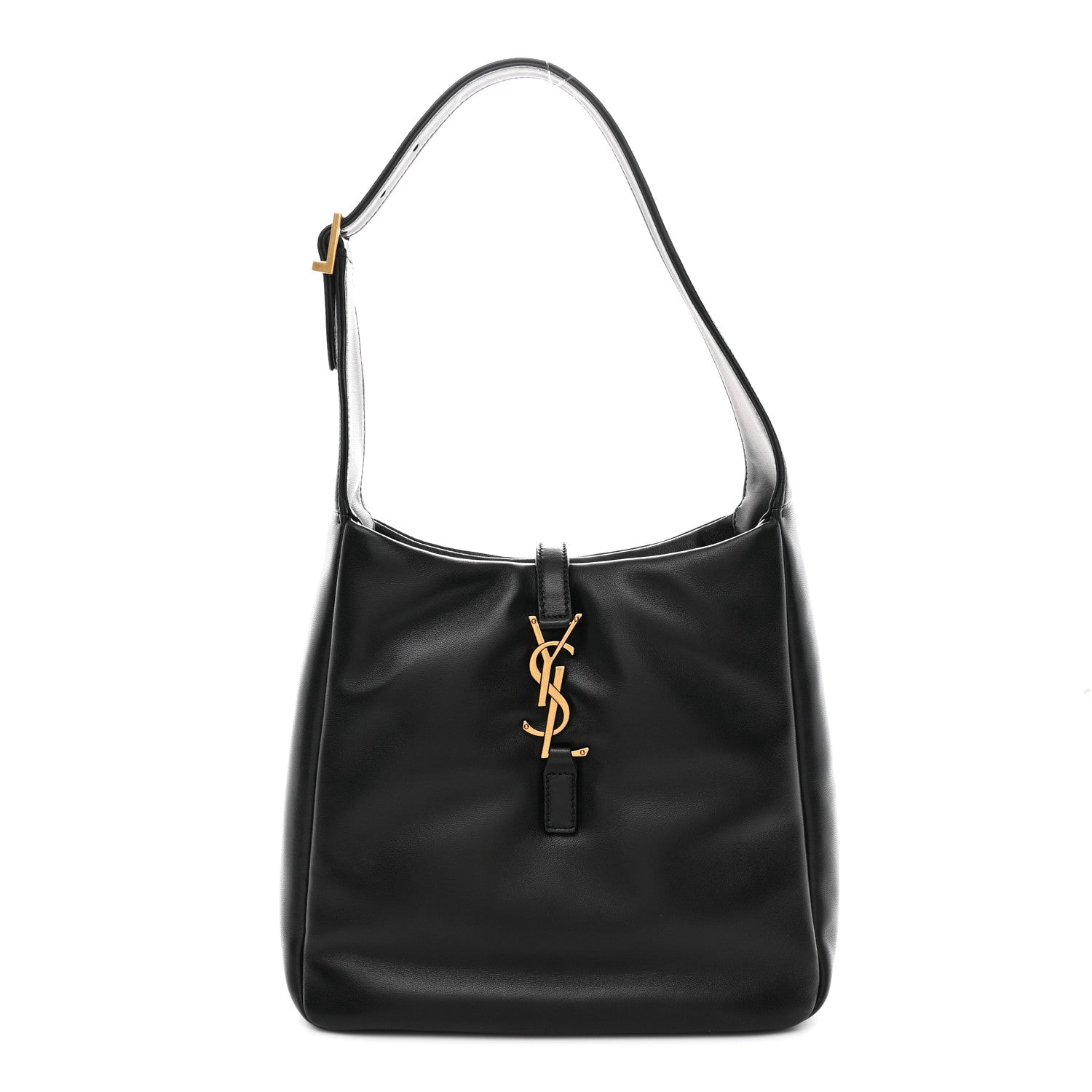 Saint Laurent Padded Lambskin Small Le 5 A 7 Supple Hobo Black 1 of 10
