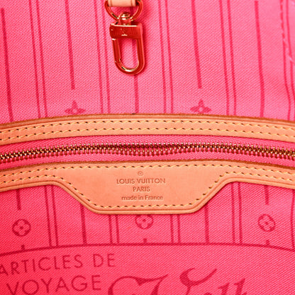 Louis Vuitton Monogram Roses Neverfull MM 6 of 10