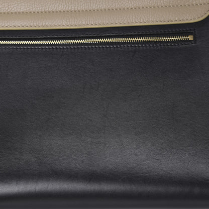 Celine Calfskin Suede Medium Tri-Color Trapeze Sand 17 of 17