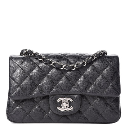 Chanel Caviar Quilted Mini Rectangular Flap Black 1 of 12