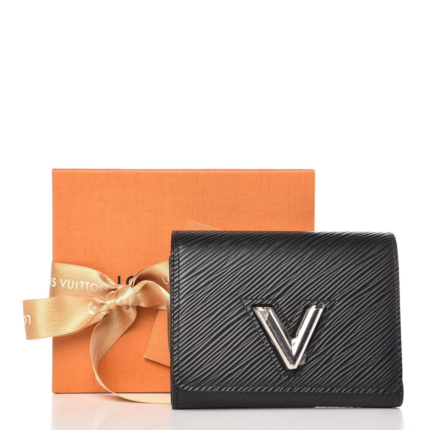 Epi Twist Compact Wallet Black
