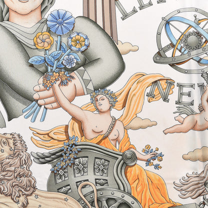 Hermes Silk Le Matin Neuf Scarf 90 7 of 8