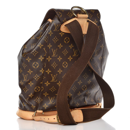 Louis Vuitton Monogram Montsouris GM Backpack 3 of 12