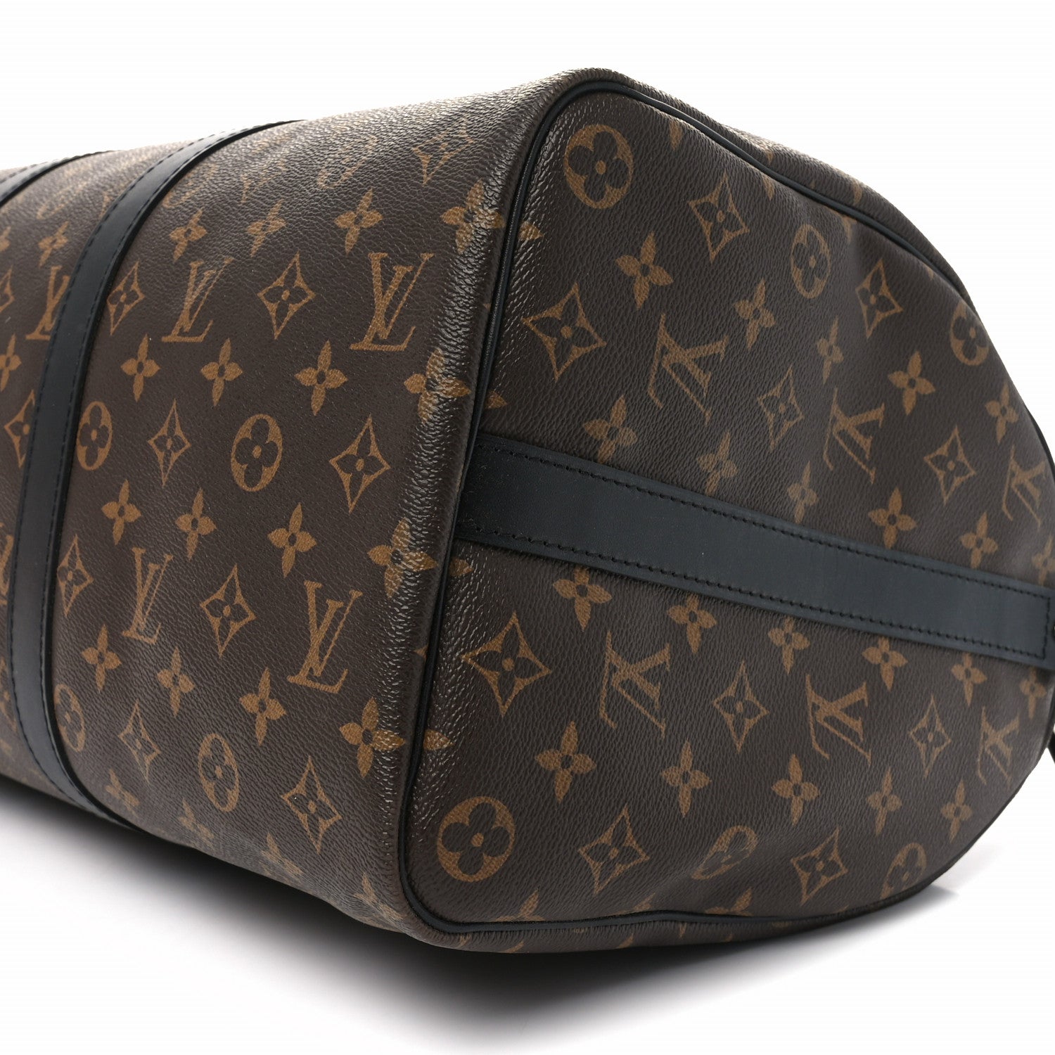 Louis Vuitton Monogram Macassar Keepall Bandouliere 45 9 of 10