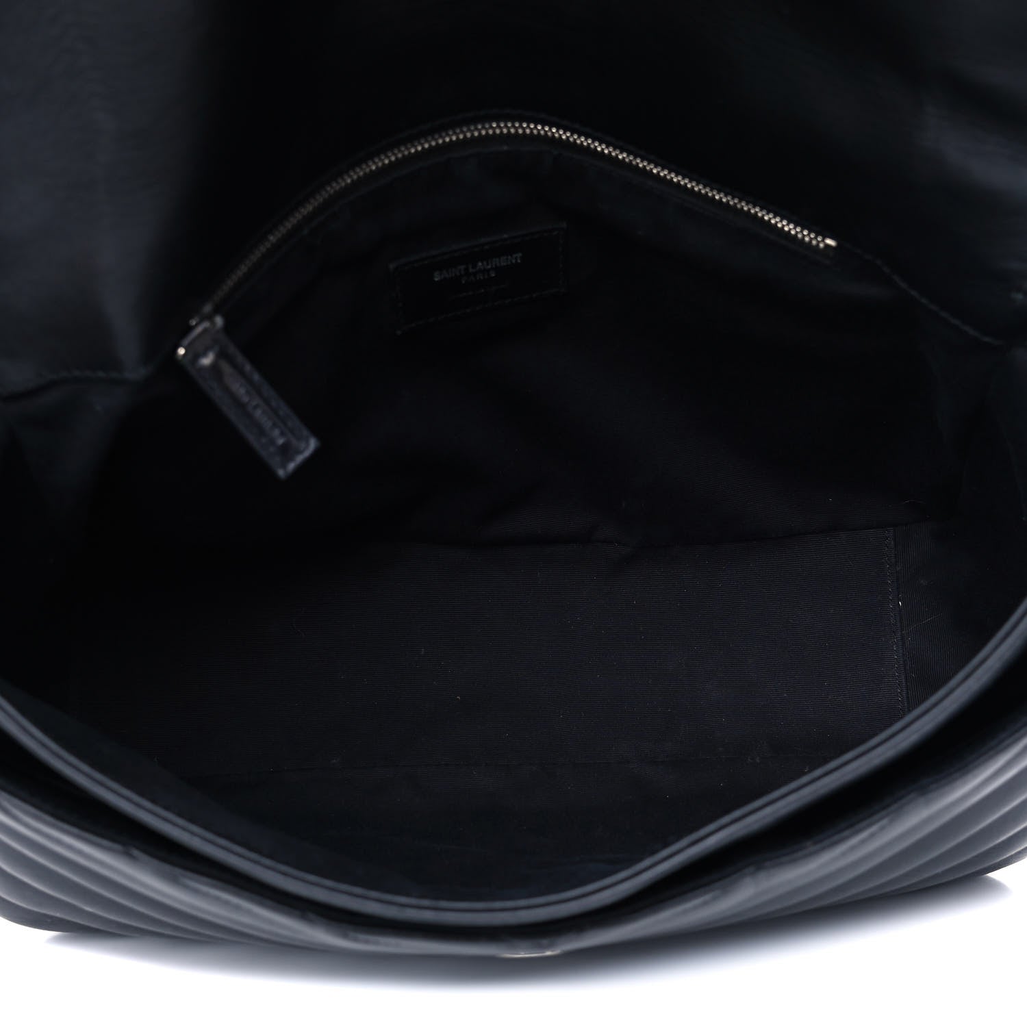 Saint Laurent Calfskin Y Quilted Monogram Loulou Shoulder Bag Black 4 of 10