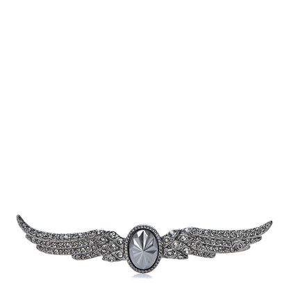 Chanel Ruthenium Crystal Wings Brooch 1 of 4