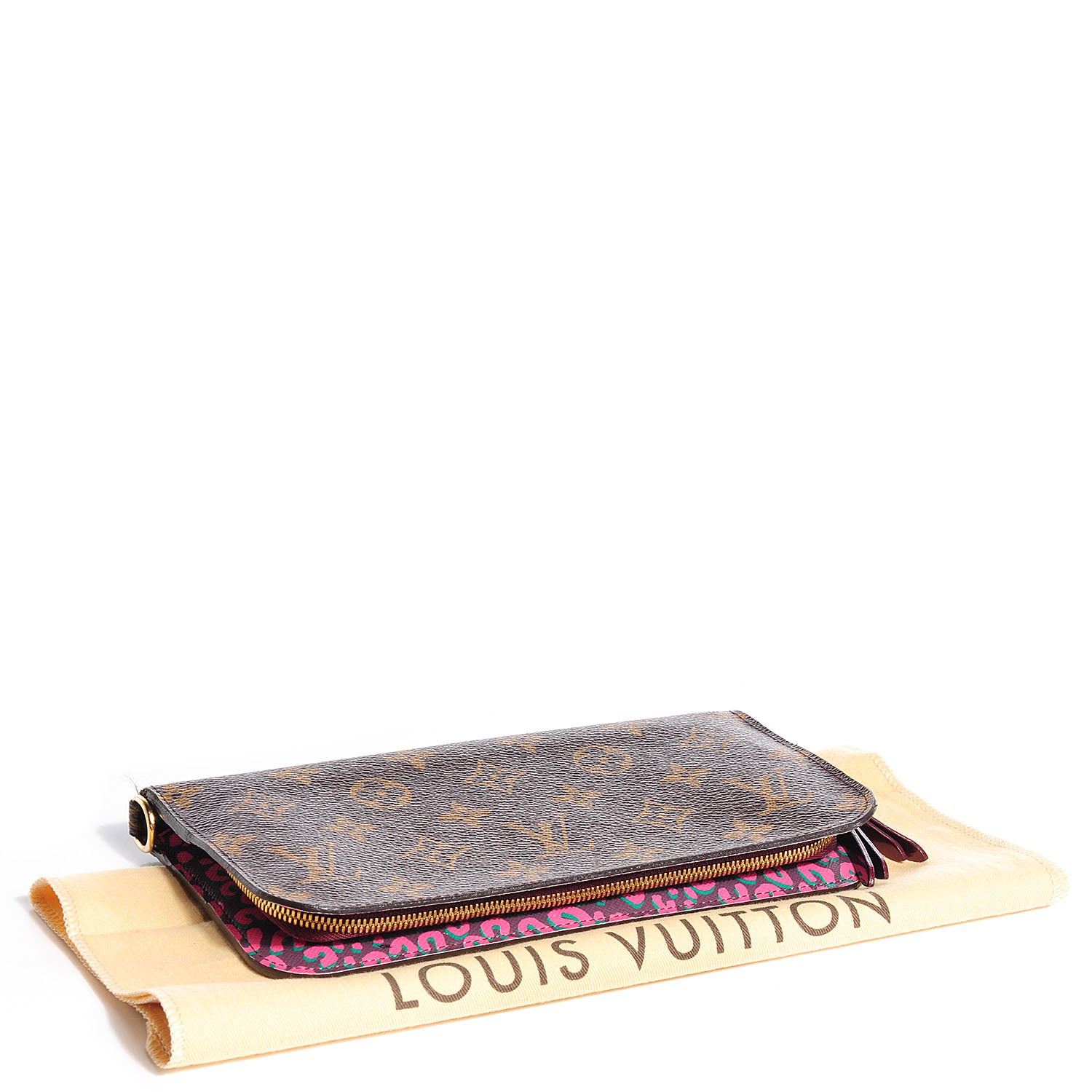 Louis Vuitton Monogram Leopard Insolite Wallet Rouge Fauviste 4 of 7