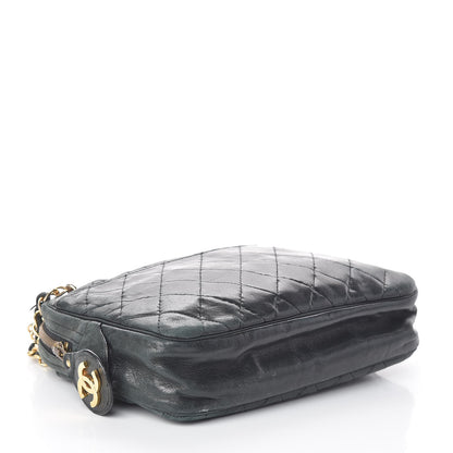 Chanel Lambskin Quilted Camera Case Black 4 of 15