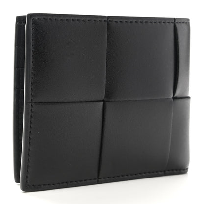Bottega Veneta Nappa Maxi Intrecciato Card Holder Wallet Black 3 of 7
