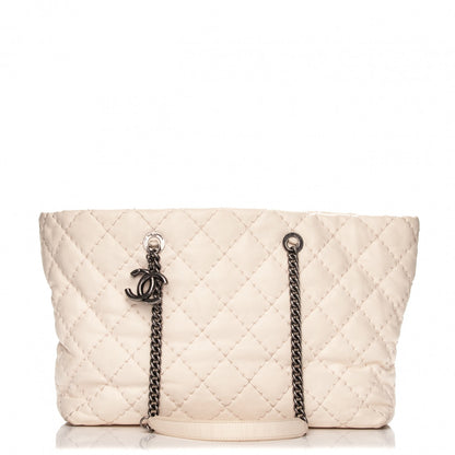 Chanel Calfskin Ultimate Stitch Shopping Tote White 1 of 11