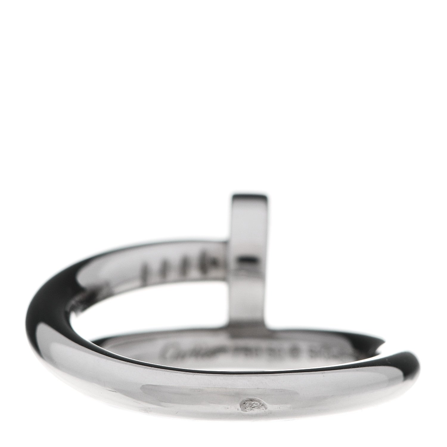 Cartier 18K White Gold Juste Un Clou Ring 50 5.25 3 of 4