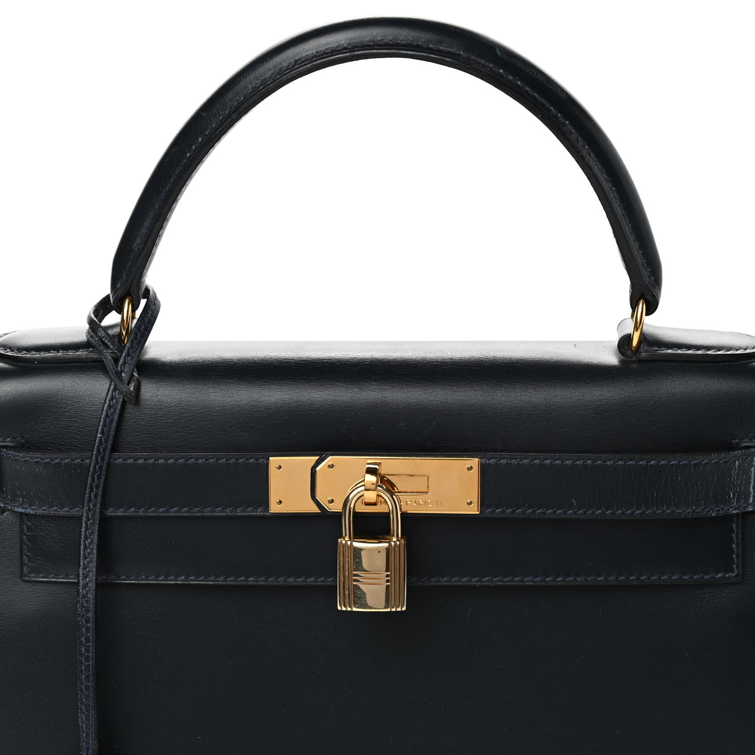 Hermes Box Kelly Sellier 28 Bleu Marine 7 of 9