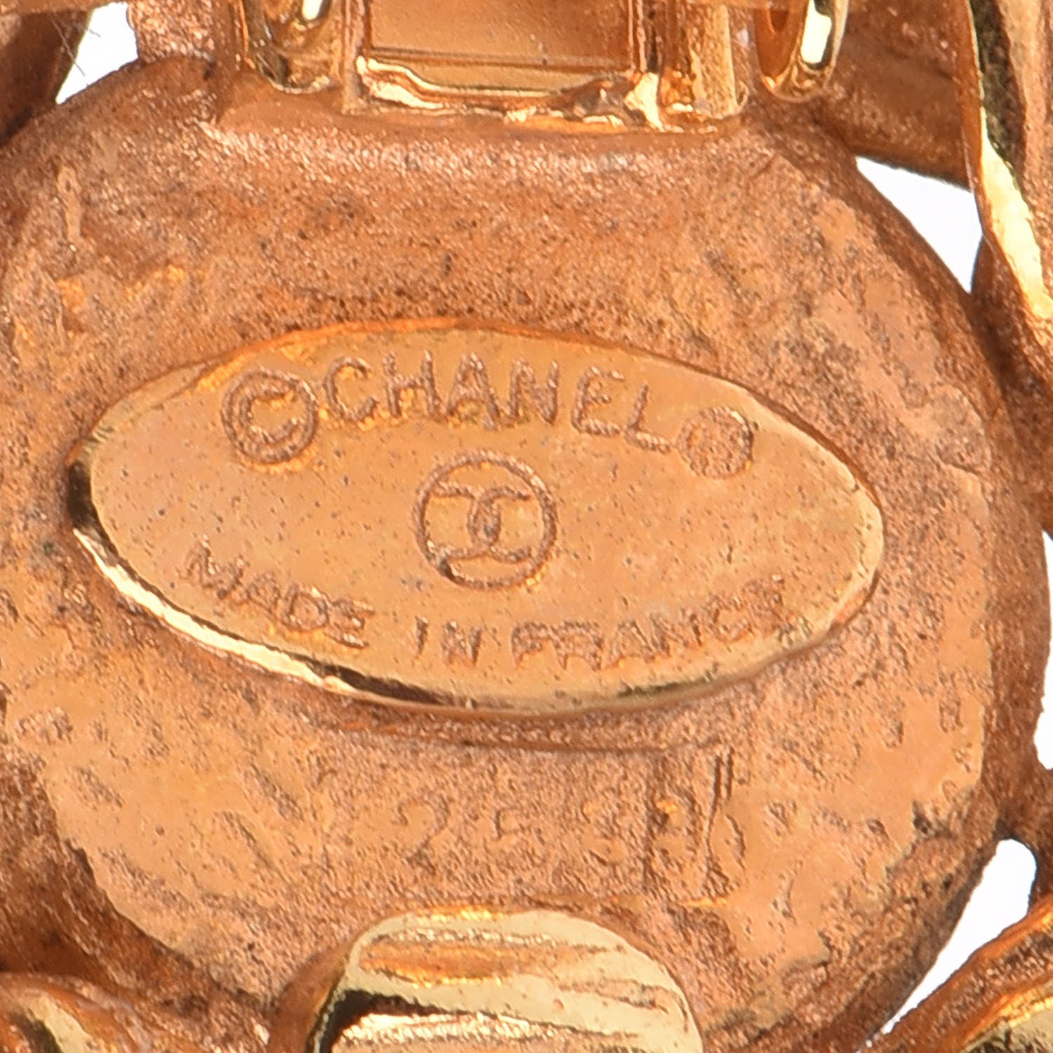 Chanel Pearl Clip On Earrings Gold 4 of 4