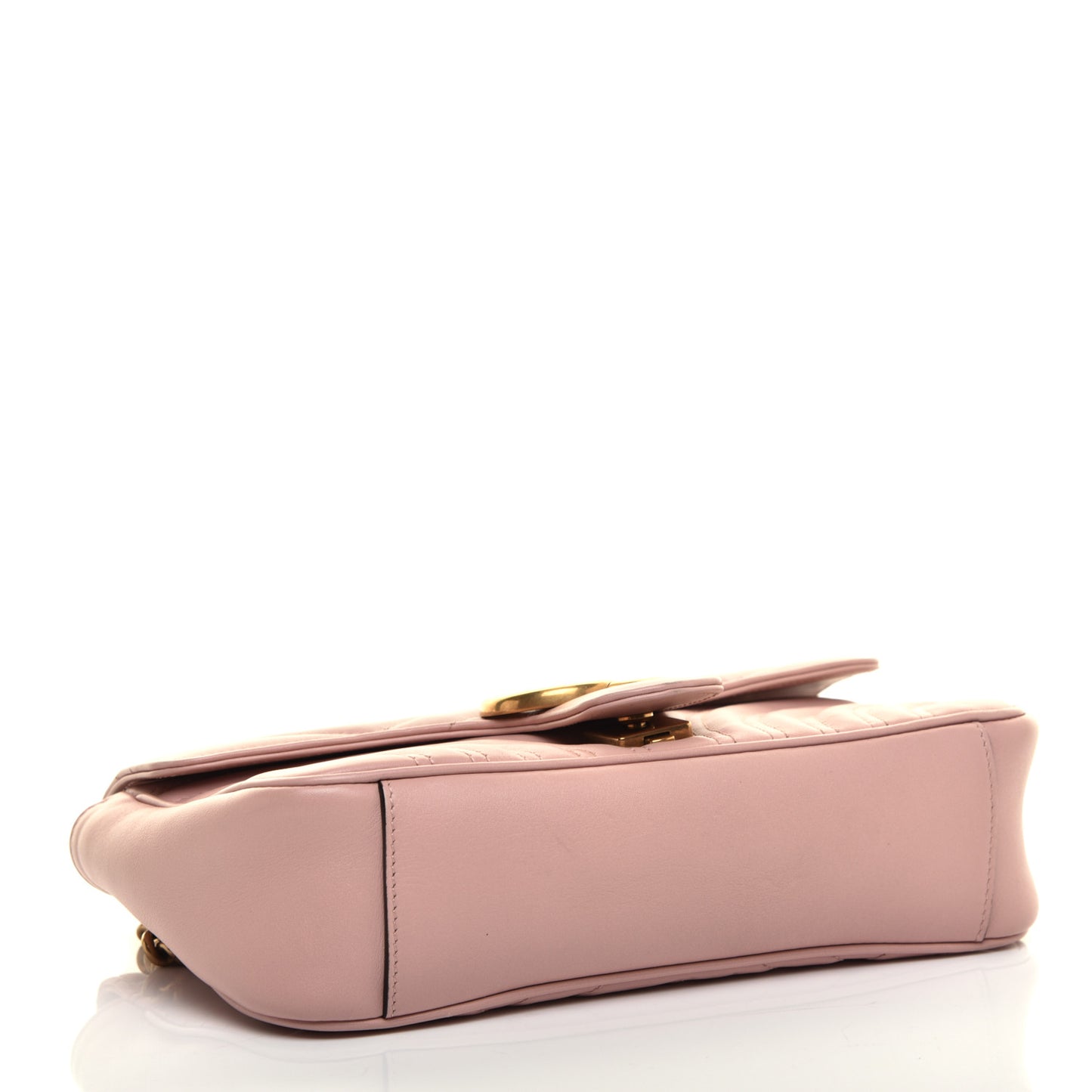 Calfskin Matelasse Small GG Marmont Shoulder Bag Perfect Pink