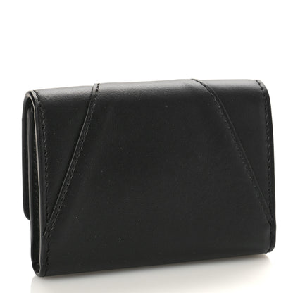 Versace Vitello Virtus Card Case Wallet Black 3 of 8