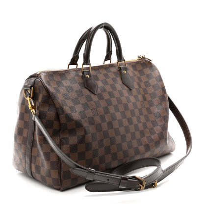 Louis Vuitton Damier Ebene Speedy Bandouliere 35 3 of 10