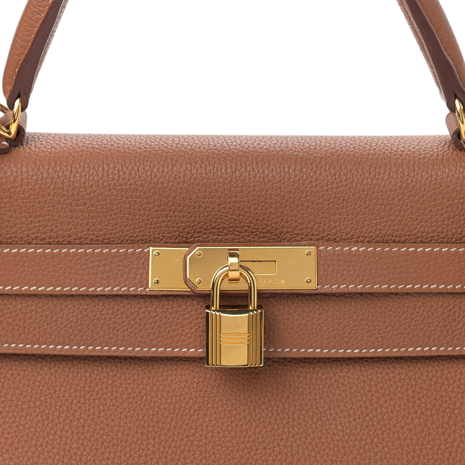 Hermes Togo Kelly Retourne 32 Gold 8 of 11