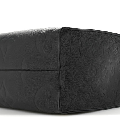 Louis Vuitton Empreinte Monogram Giant OnTheGo MM Black 9 of 12
