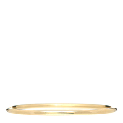 Tiffany 18K Yellow Gold 3mm Bangle Bracelet 1 of 4