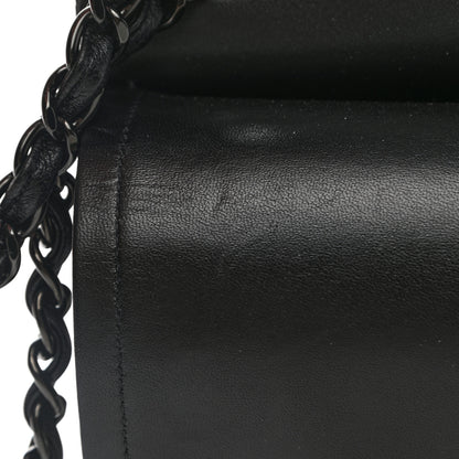 Chanel Lambskin Quilted Jumbo Double Flap So Black 11 of 13