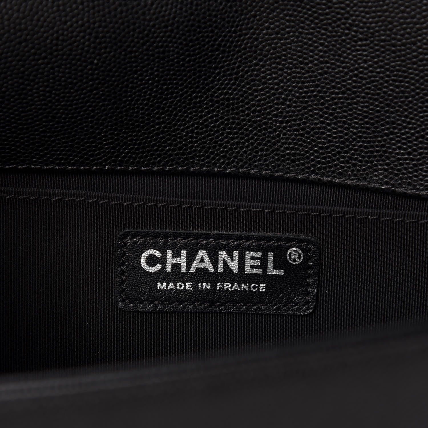 Chanel Caviar Quilted Medium Boy Flap Black 8 of 11
