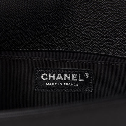 Chanel Caviar Quilted Medium Boy Flap Black 8 of 11