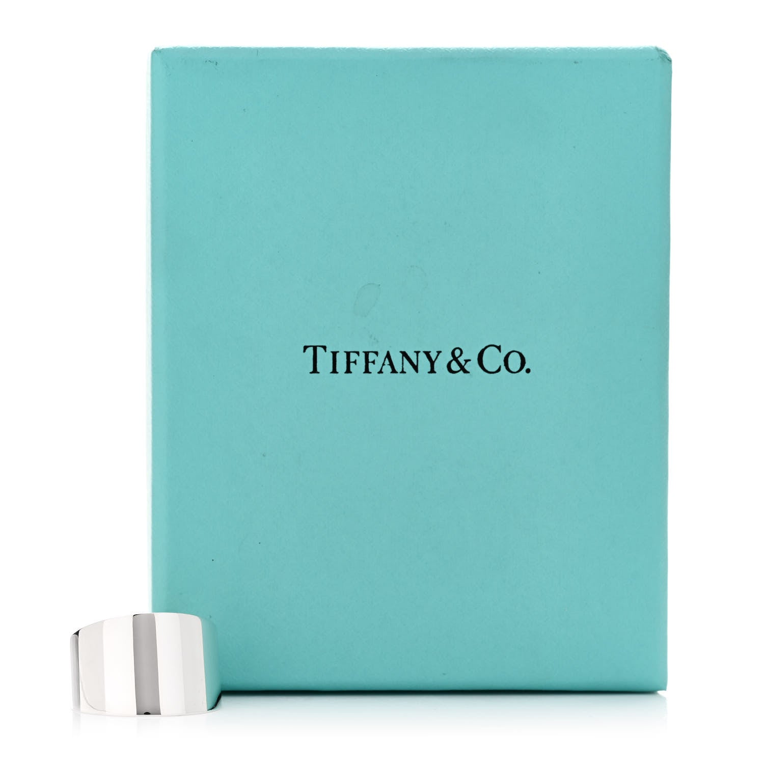 Tiffany Sterling Silver Out of Retirement Wide Ring 52 6 5 of 5