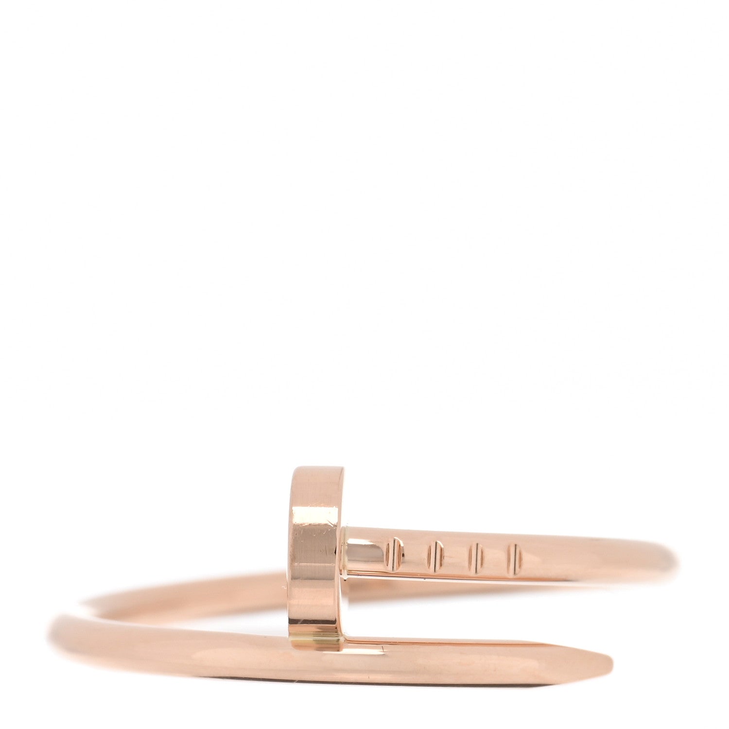 Cartier 18K Pink Gold Small Juste Un Clou Ring 59 8.75 1 of 5