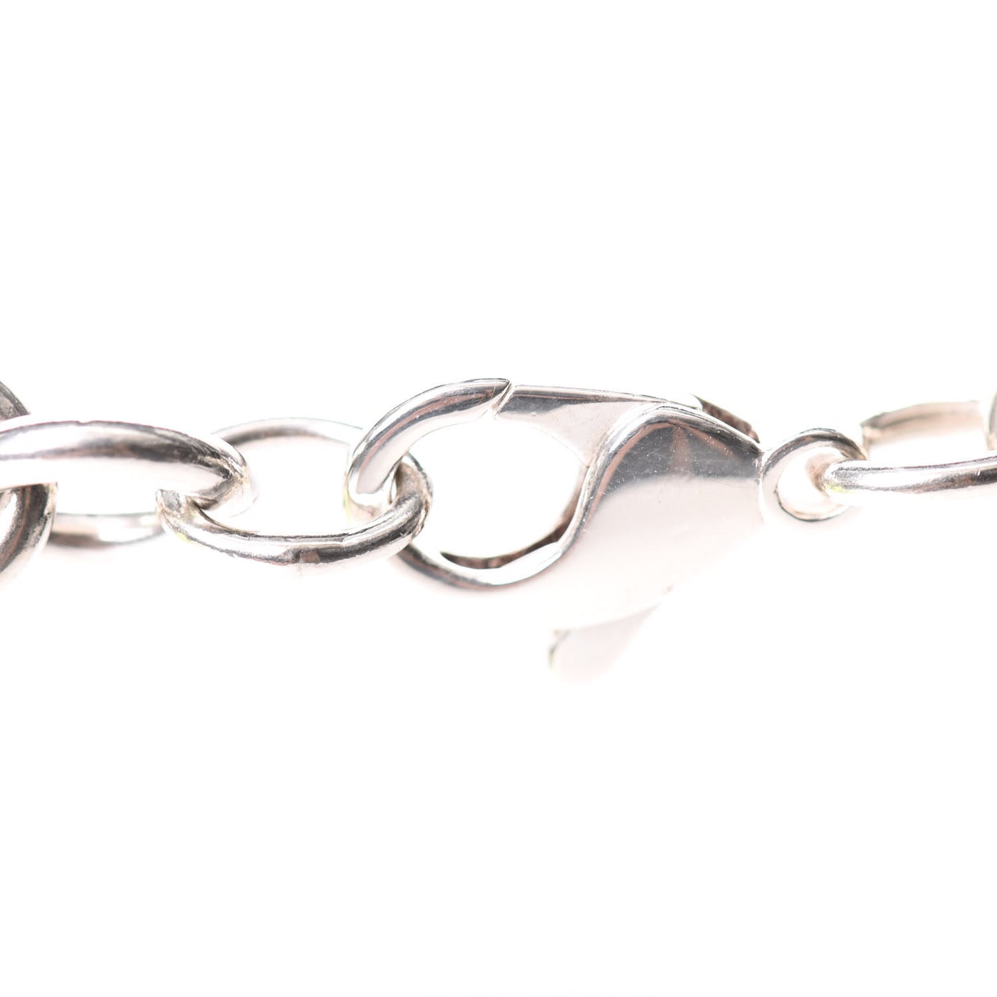 Sterling Silver Heart Tag Necklace