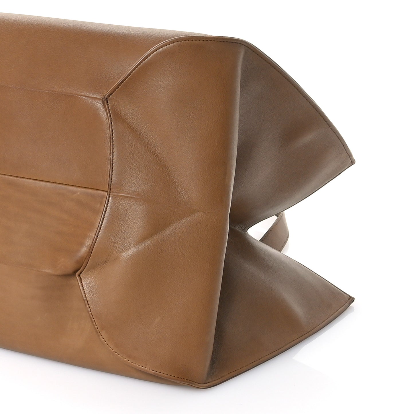 Polished Saddle Calfskin Graham Tote Muschio