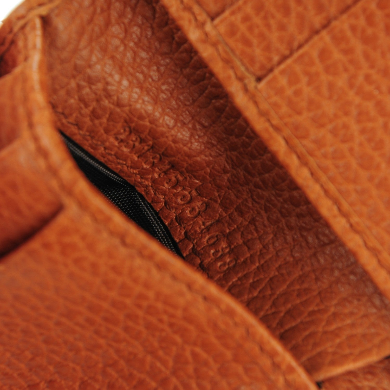 Gucci Pebbled Calfskin Web Bi-Fold Wallet Tan 7 of 7