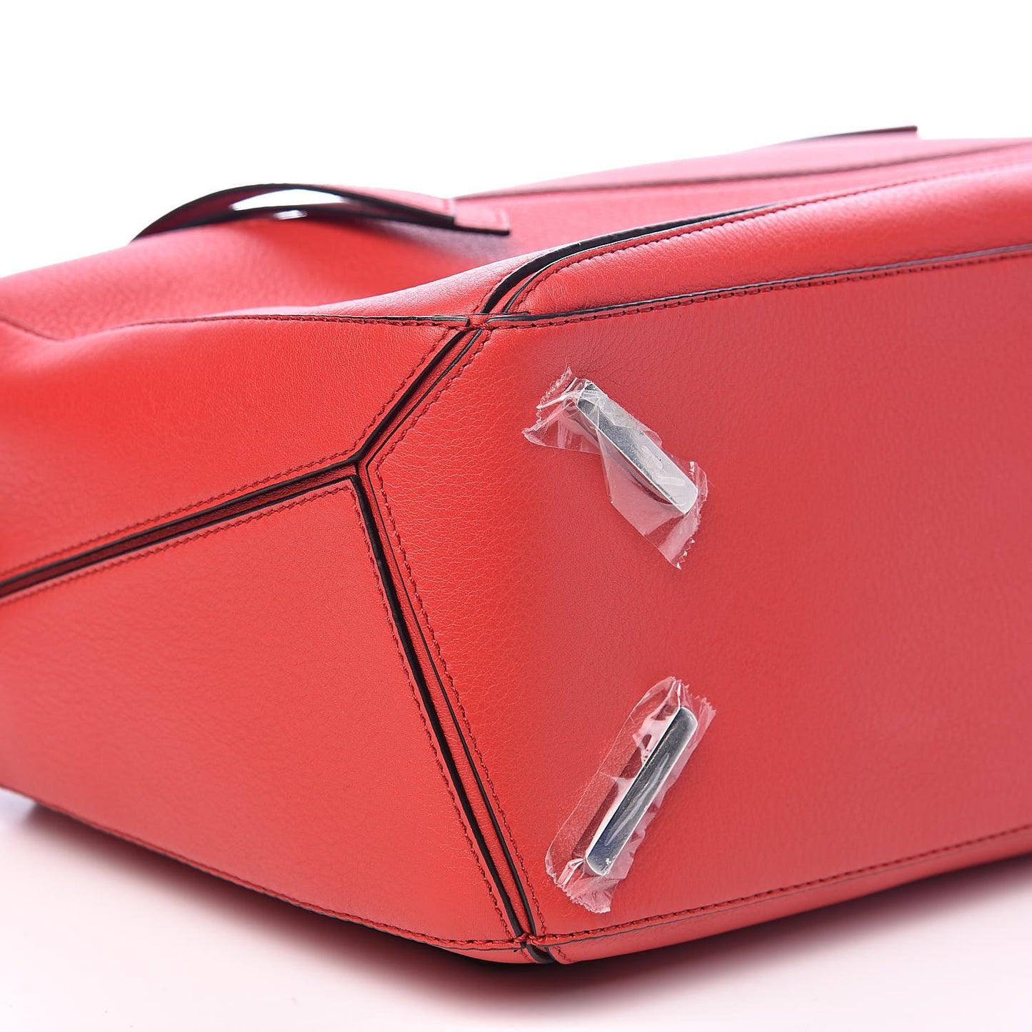 Calfskin Medium Puzzle Bag Scarlet