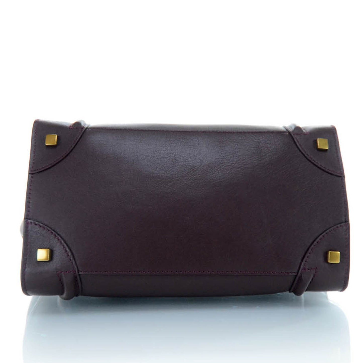 Smooth Calfskin Mini Luggage Wine