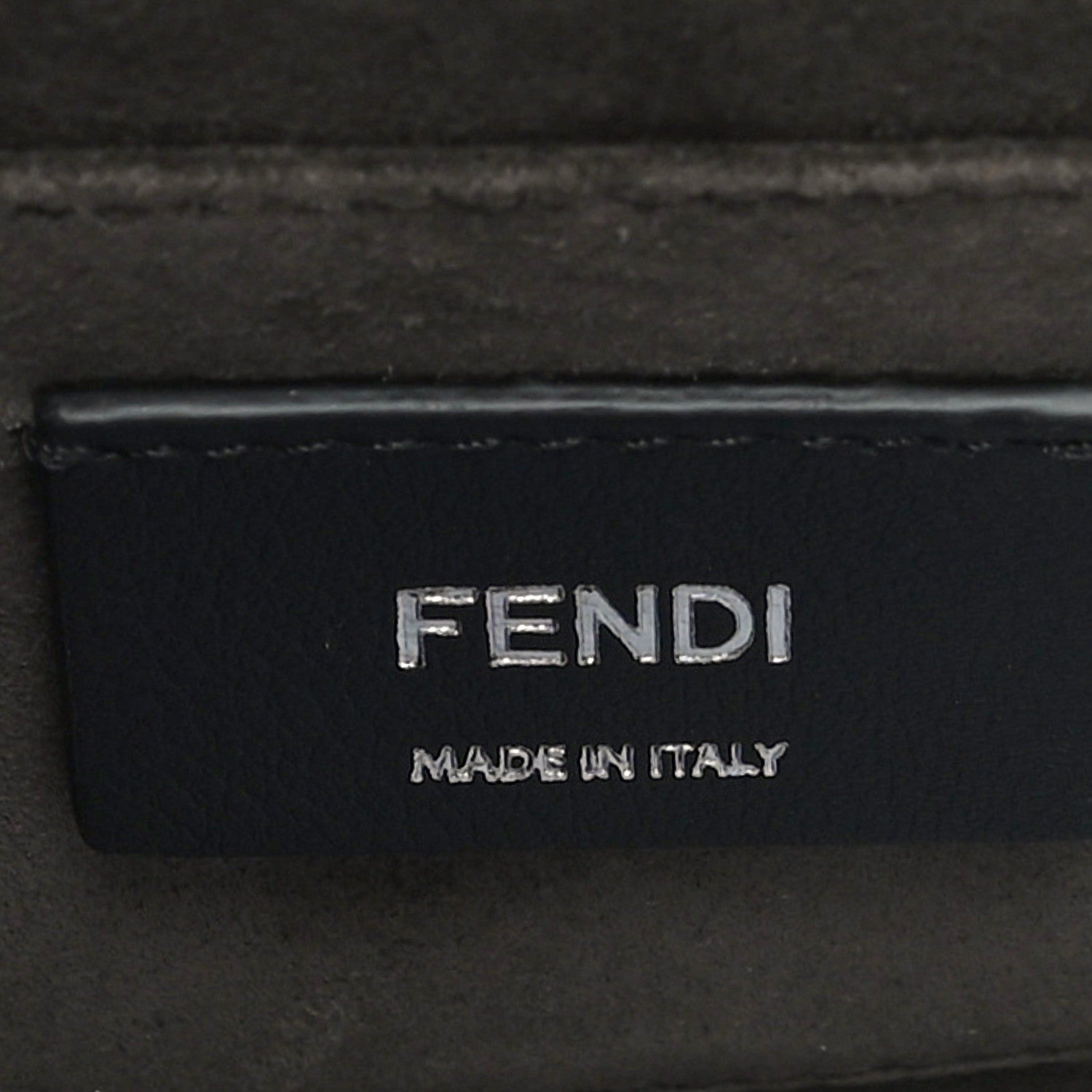 Fendi Vitello Catalan Mirror Scalloped Multi Studded Small Kan I Shoulder Bag Argento 6 of 11
