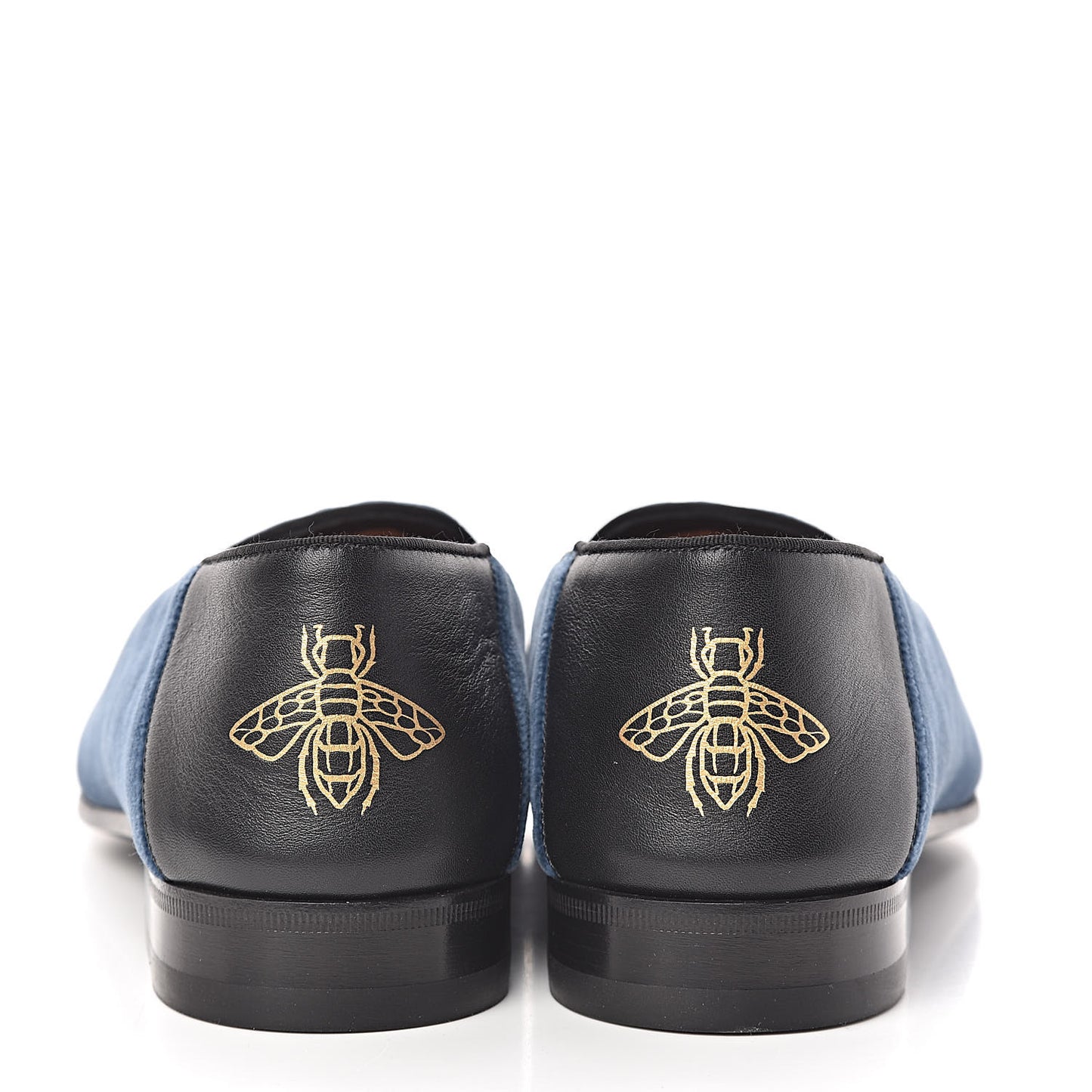Velvet Mens Loafers 8 Blue