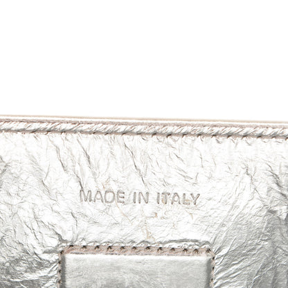 Christian Dior Metallic Calfskin Medium Diorever Flap Silver 12 of 16