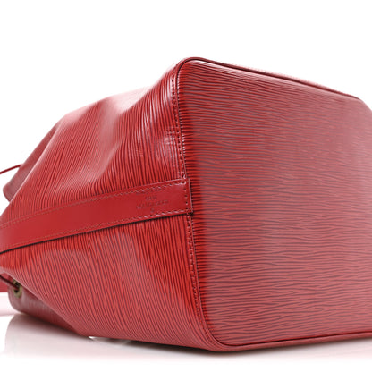 Louis Vuitton Epi Petit Noe Castillan Red 8 of 9