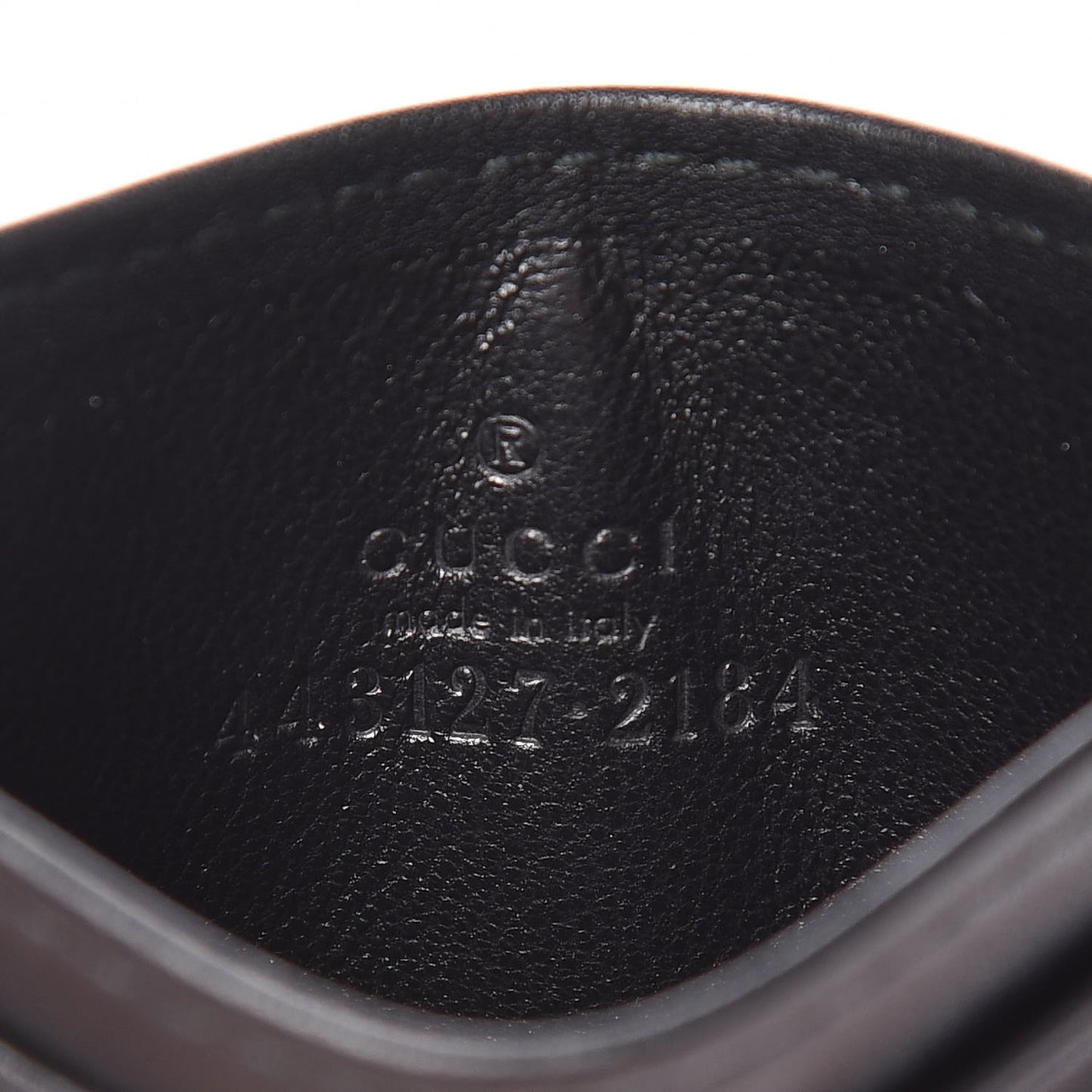 Calfskin Matelasse GG Marmont Card Holder Black
