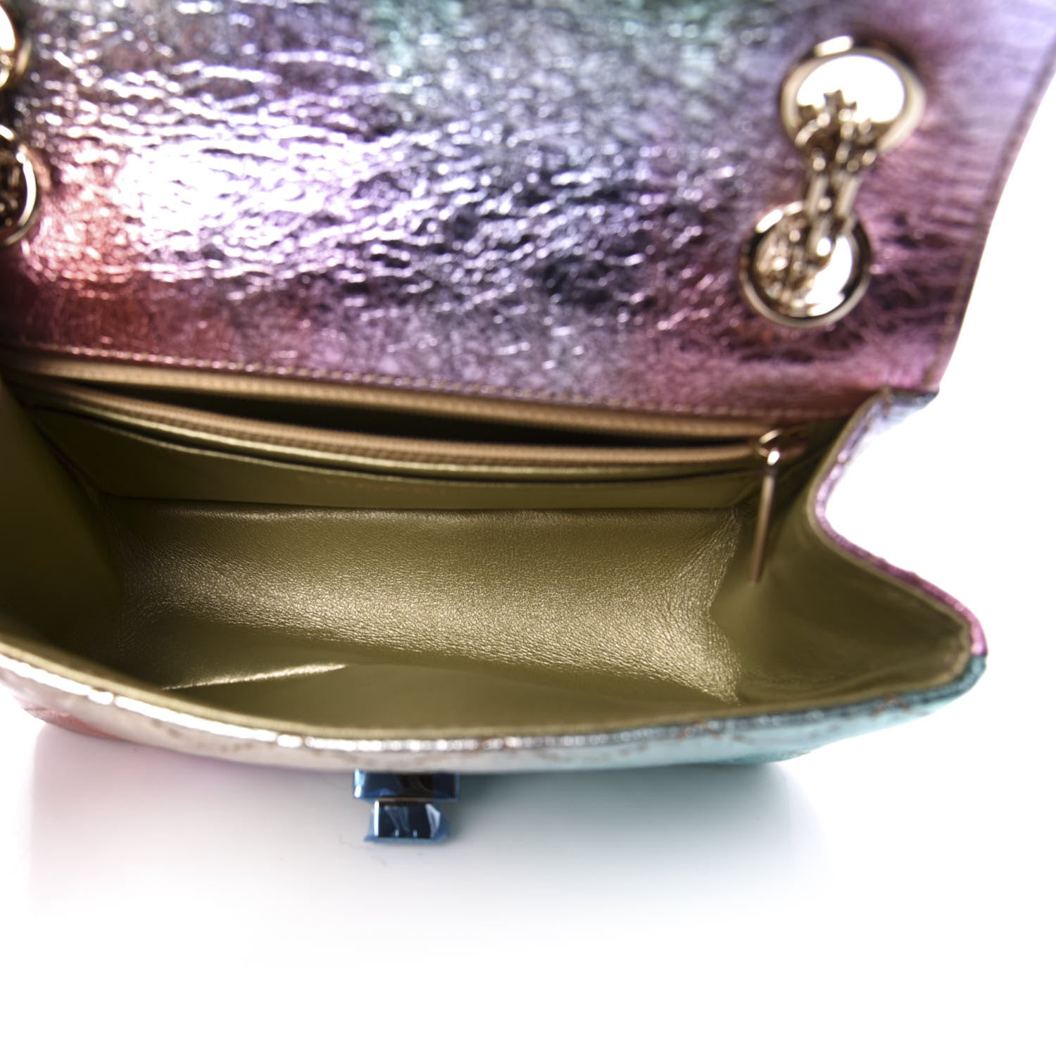 Chanel Metallic Goatskin Quilted Mini 2.55 Reissue Flap Multicolor 5 of 11