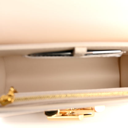 Louis Vuitton Epi Twist Braided Chain Shoulder Bag PM Quartz White 5 of 10