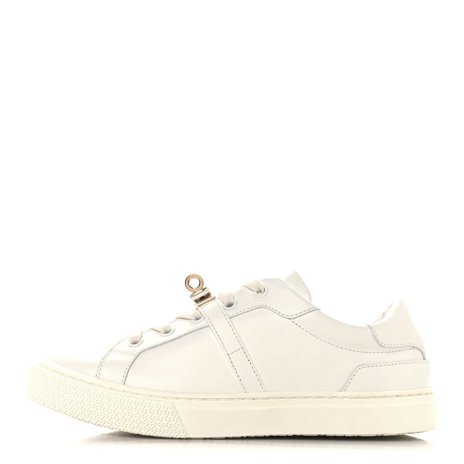 Hermes Calfskin Day Sneakers 36.5 White 1 of 10