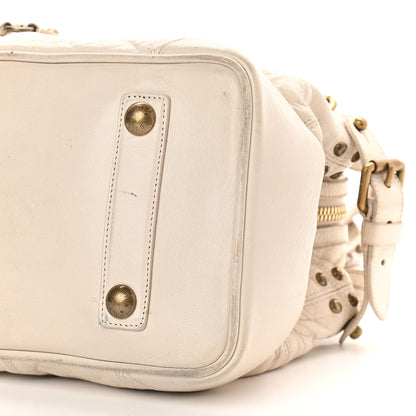 Louis Vuitton Lambskin Riveting White 8 of 15